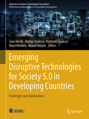 cover image of Emerging Disruptive Technologies for Society 5.0 in Developing Countries